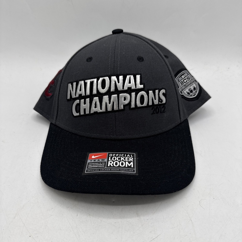 Alabama Crimson Tide Hat Nike Snapback‎ 2013 National Champs Locker Room Unisex